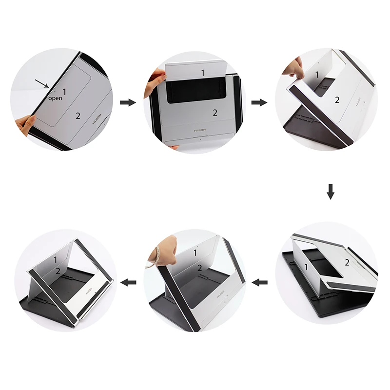 Huion st200 suporte de monitor ajustável para