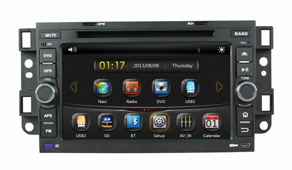 

7" Car DVD player with GPS(opt),audio Radio stereo,BT,car multimedia for Chevrolet aveo epica Lova captiva Spark Optra 2002-2011