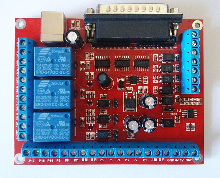 Маршрутизатор с ЧПУ комплект TB6600 4.0A Драйвер шагового двигателя+ 4 оси Nema23 270 OZ. IN+ 5 axis интерфейсная плата+ источник питания 360 Вт 24 В 15A