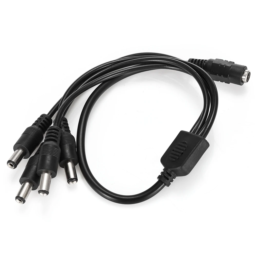  Floureon Video Surveillance Security System Camera Power DC Splitter 1 Female to 4 Male Power Split - 33037750578