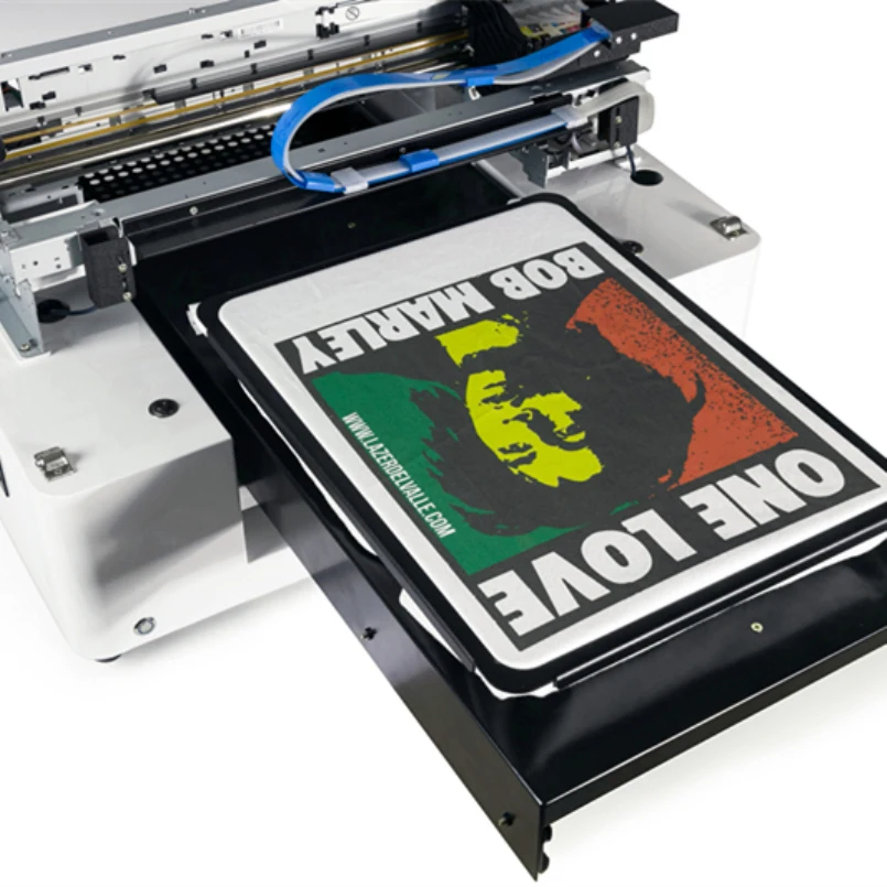 

A3 Size DTG Cotton Fabric Printer Automatic Multicolor T-shirt Printing Machine With Free Tray RIP Software