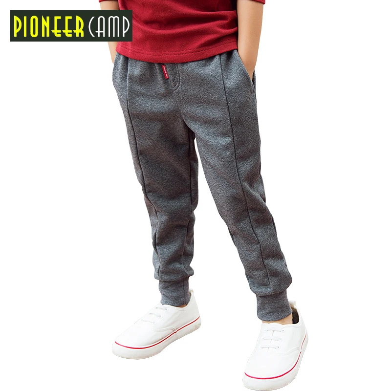 

Pioneer Camp Kids Pants Boys Pants Cotton Casual Children Clothing Kids Sports Pants For Boys Solid School clothing Pants
