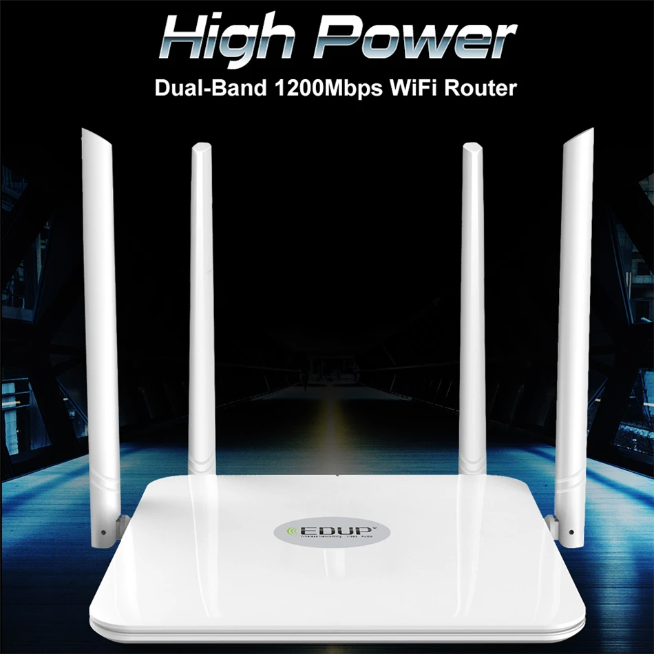 EDUP 5 ГГц Wi-Fi роутера 1200 Мбит/с Wlan ретранслятор Беспроводной 802.11ac высокой мощности