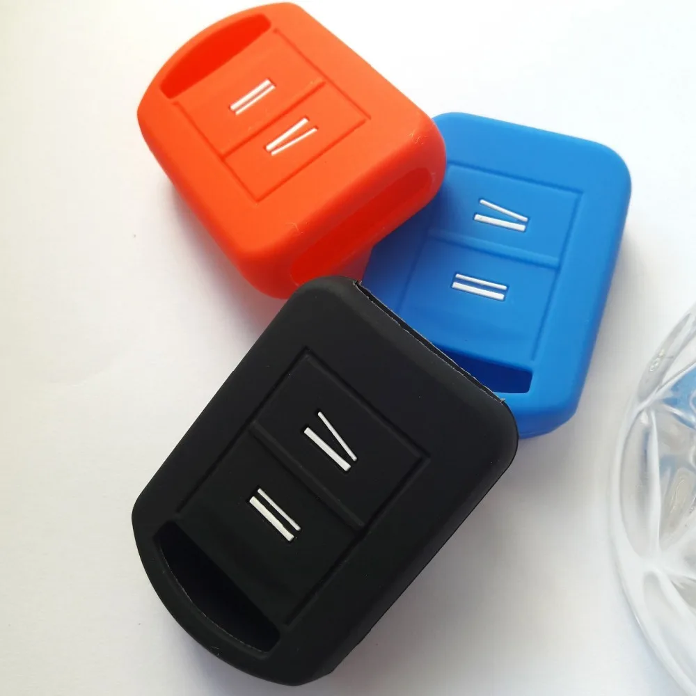 Автомобильный силиконовый чехол брелок карман для рубашки Opel Key 2 Button Astra H J g Corsa