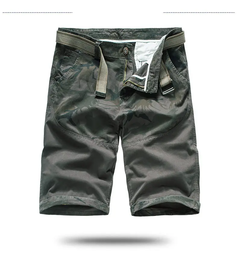 Patchwork Floral Cargo Shorts Men Cool Summer Hot Sale Cotton Casual Men Shorts Male Pants Brand Clothing Fashion 2019 MuLS New 12