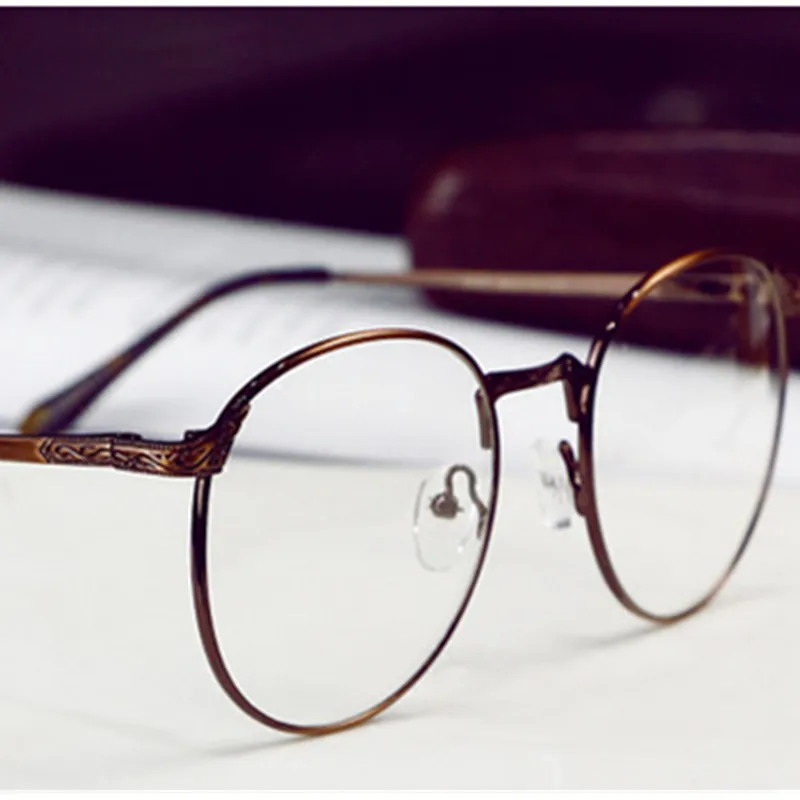 

Anti Blue Light Goggle Blocking Screen Glasses Round For Computer Protection Women Men Reading Vintage Retro Fake Eyeglasses