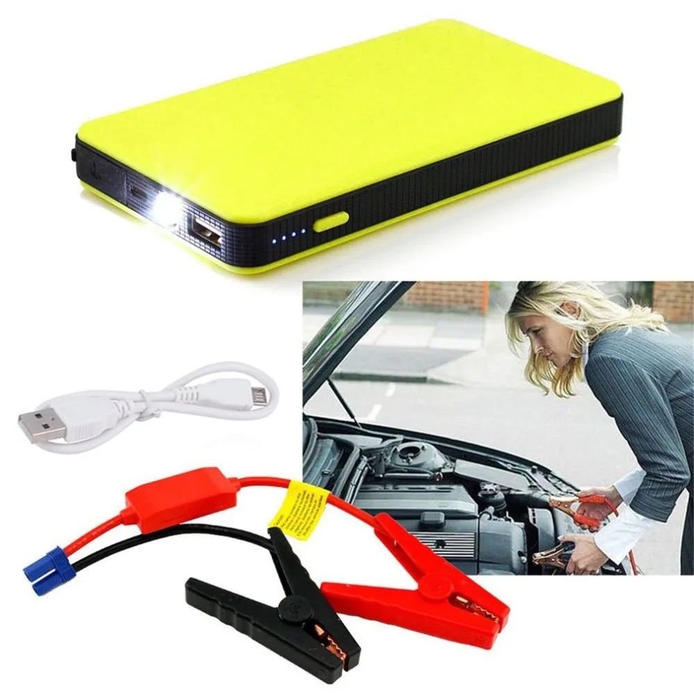 

12V 20000mAh Car Power jump Starter 12V Auto Engine EPS Emergency Start Battery Source Laptop Portable Charger Utral-thin