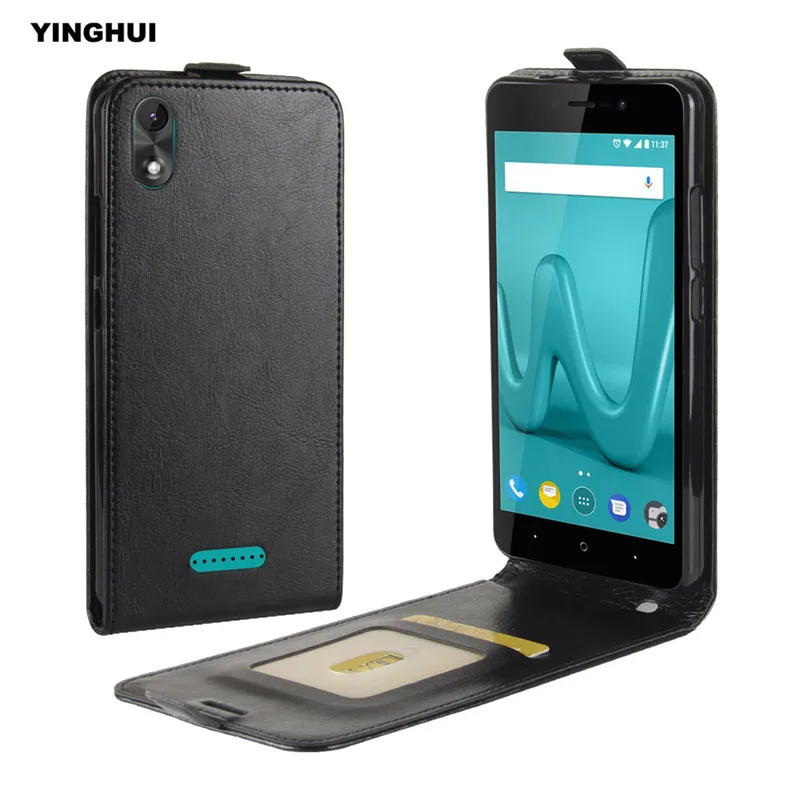 Yinghui для Wiko Ленни 4 плюс 5.5 &quotРоскошные Crazy Horse Pattern кожаный чехол телефона до