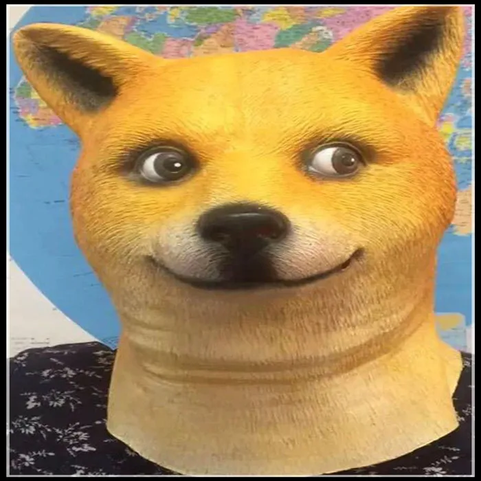 free shipping creepy doge dog mask funny mascaras halloween cosplay adult latex halloween christmas party carnival dog mask in party masks from home - Christmas Doge free shipping creepy doge dog mask funny mascaras halloween cosplay adult latex halloween christmas party carnival dog mask in party masks from home - Christmas Doge