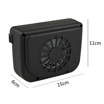 

New Car Ventilation Fan Solar Sun Power Auto Ventilator Cooler Air Vehicle Radiator vent Car Window Fan