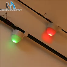 Maximumcatch 2 шт./лот Рыбалка светодиоидная на удочку наконечник Ночная свеча открытых водоемах, которое предупреждает о месте клева Рыбалка свет удара оповещения