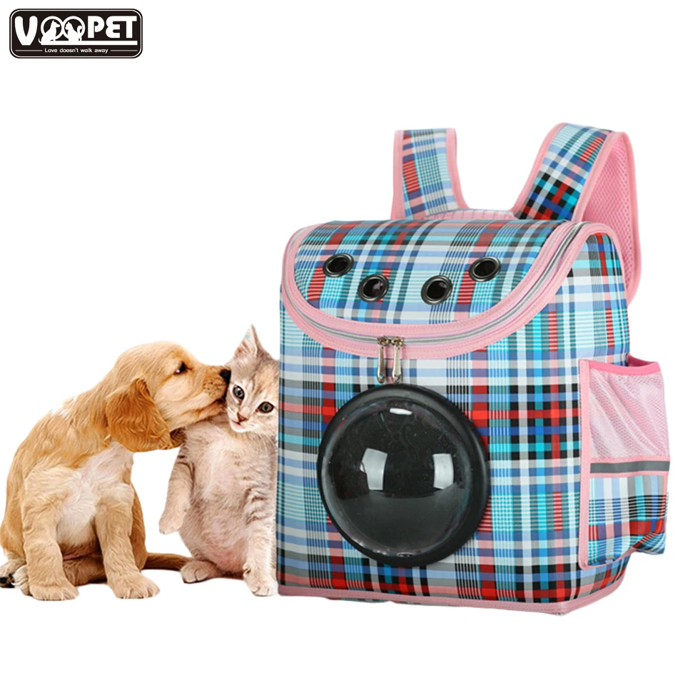 Dog Cat Carrier Bag Capsule Shaped Dog Backpack Outdoor Hiking Travel Pet Carrier Backpack Breathable Puppy Pet Shoulder Bag