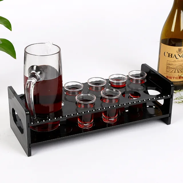 Buy 1Pcs Acrylic Shot Glass Holder Stylish Vintage