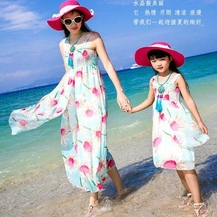 mom and daughter beach dresses
