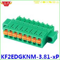 KF2EDGKNHG 3,81 2P~ 12P PCB плагин клеммные блоки 15EDGKNHG 3,81 мм 4PIN~ 24PIN Феникс контакт DEGSON KEFA YANNIU