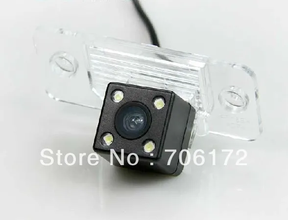 

4 led car rear view camera for PORSCHE CAYENNE VW volkswagen SKODA FABIA/SANTANA/POLO(3C)/TIGUAN/TOUAREG/PASSAT/Golf V Variant