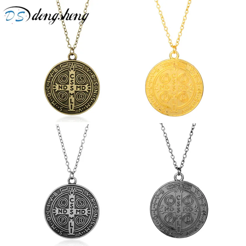 

dongsheng Fashion New Personalized John Constantine Rune Pendant Necklace Movie Jewelry Choker Necklace for Men and Women-30