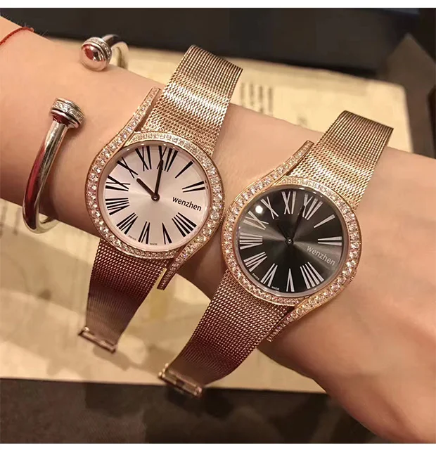 

famous Women's Watches Top Runway Luxury European Design Automatic Quartz Wristwatches FL2090P