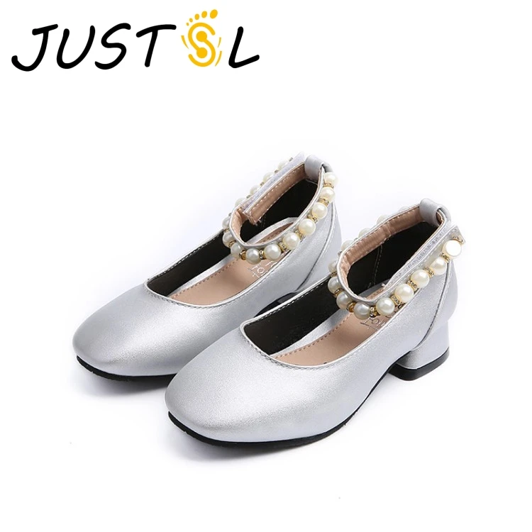 Popular Children High Heels-Buy Cheap Children High Heels Lots JUSTSL 2017 autumn new children's high heels princess shoes pearl beads girls fashion small shoes dance - Popular Children High Heels-Buy Cheap Children High Heels Lots