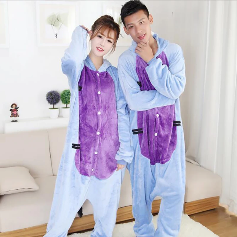 Special Offer Women's Character Donkey Pajamas Full Sleeve Hooded