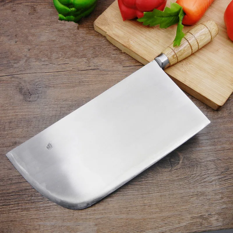 

Handmade Stainless Steel Professional Pork Cleaver Knife Market Sell Meat Raw Fish Knife Traditional Technology Slicing Knives
