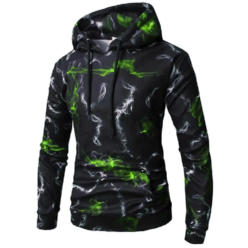 2018 Brand Men Sportswear Fashion brand Print Mens hoodies