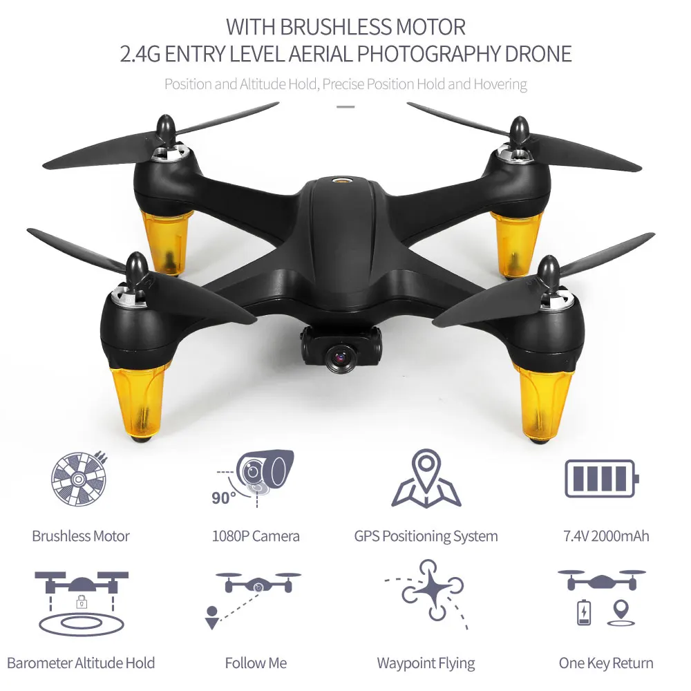 

JJRC X3P GPS RC Drone 5G WiFi FPV with 2MP 1080P HD Wide-Angle Camera Brushless Motor Follow Me Quadcopter High Quality