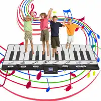 Играть пол фортепиано малыш шаговый игрушки электронная музыка клавиатуры гигантский коврик танец Тренировочный мат спортивные игрушки