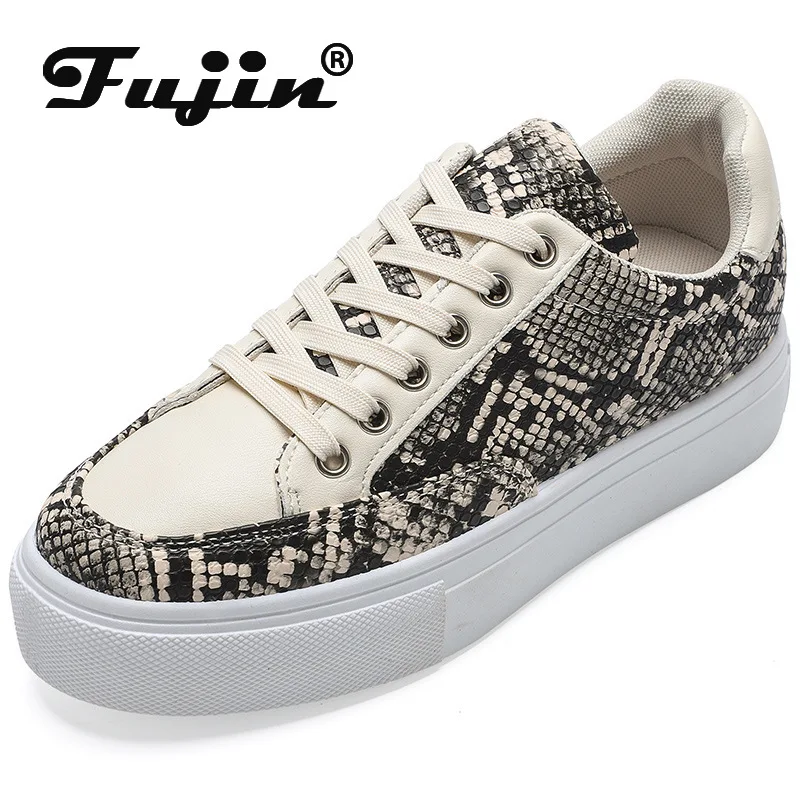 

Fujin Women Flat Shoes 2019 Summer Light Color Serpentine Board Shoes Women Wind Color Matching Board Shoes Serpentine Fashion
