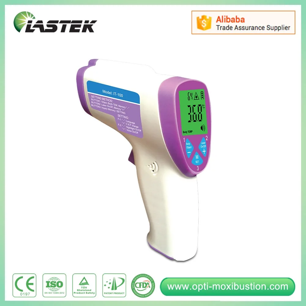 

Home use non-contact high accuracy digital infrared forehead thermometer