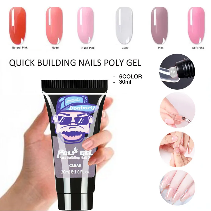 30ml UV Gel Poly Gel Nails Gel Quick Building Extension Acrylic Nail