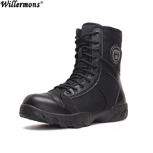 Été En Plein Air Hommes de Respirant High Top Militaires Tactiques Bottes Hommes De Mode Combat de L’armée Bottes Chaussures Botas Hombre