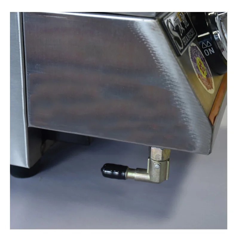 6 Burners Stainless Steel Gas BBQ Grill Steel shield/Glass shield 790*250mm Grill Size Barbecue Outdoor Picnic Grill BBQ Tool