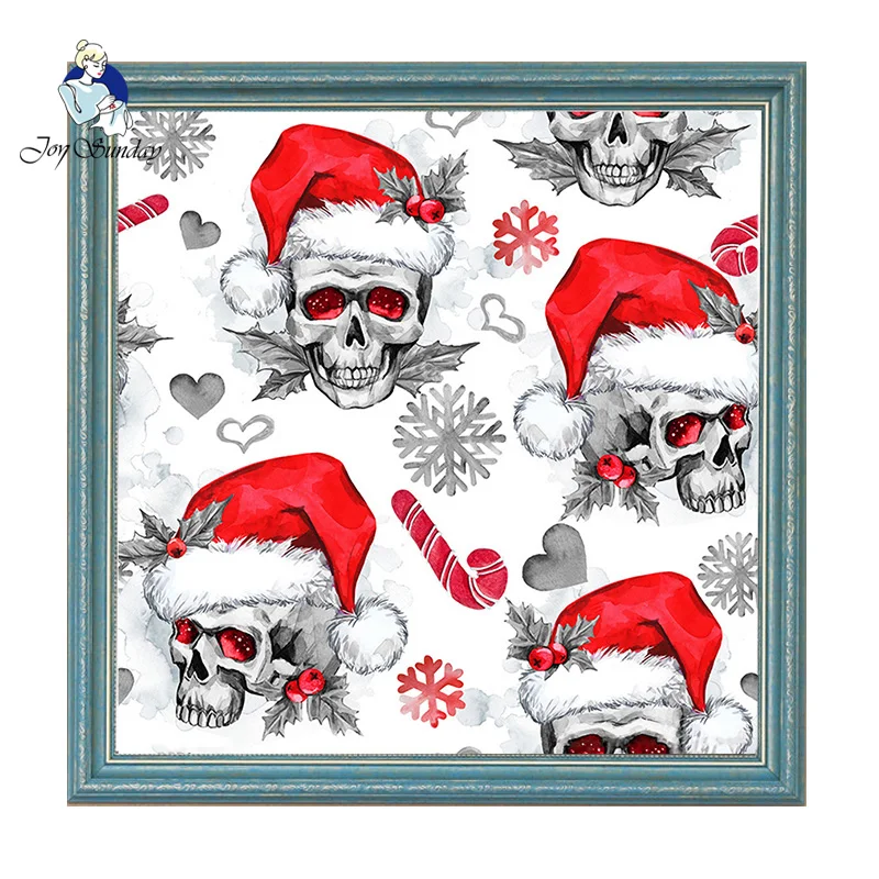Алмазная вышивка JOY SUNDAY с надписью &quotMerry Christmas&quot алмазная картина 5D сделай сам