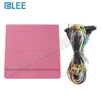 

10 pcs English version video game 1299 In 1 Board JAMMA Arcade Cartridges Box 5S mainboard CGA/VGA/HDMI output with jamma wiring