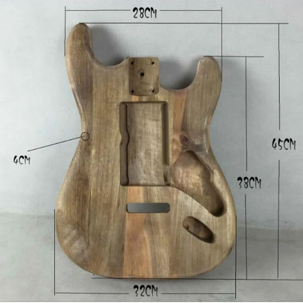 Незавершенный DIY тело гитары Клен для гитара стиля ST