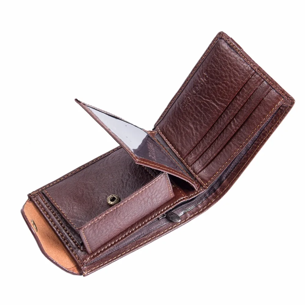 Маленький мужской кошелек, многофункциональный кошелек, мужские кошельки с карманом для монет, на молнии, мужской кожаный кошелек, известный бренд, сумка для денег