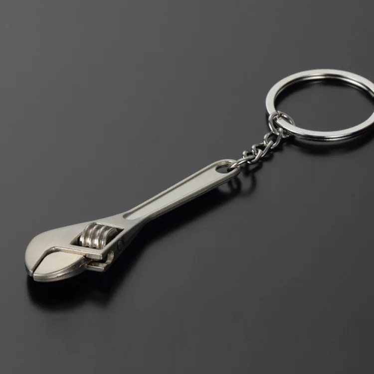 10pcs Car Keychain Tool Keychain Mini Wrench Shape Keychain Spanner Key