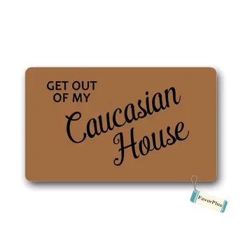 

Get Out Of My Caucasian House Custom Indoor/Outdoor Decor Rug Doormat 30(L)X18(W) Inch Non-Slip Home Decor