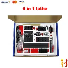 Free shipping Jig saw Grinder Driller 6 in1 tools Motorized Mini Lathe Machine DIY Lathe Machine