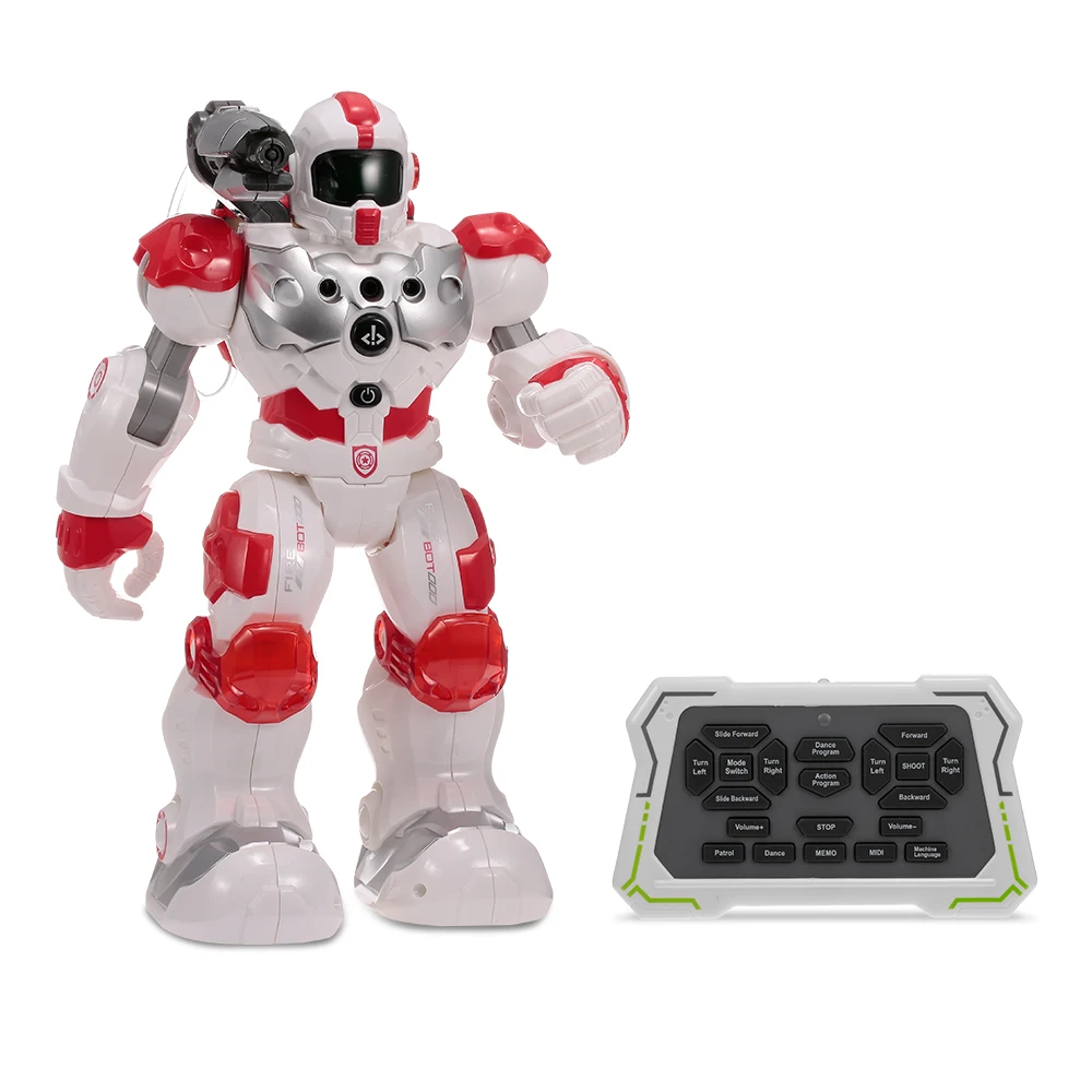 

RC Toys for Children 8088 Hero Robocop Intelligent Robot Programmable Gesture Sensing Music Dance Kids Toy