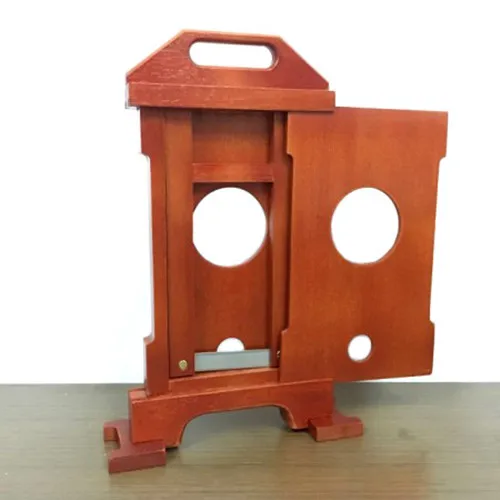 Traditional Wooden Arm Chopper Classic Magic Tricks Illusions Gimmick