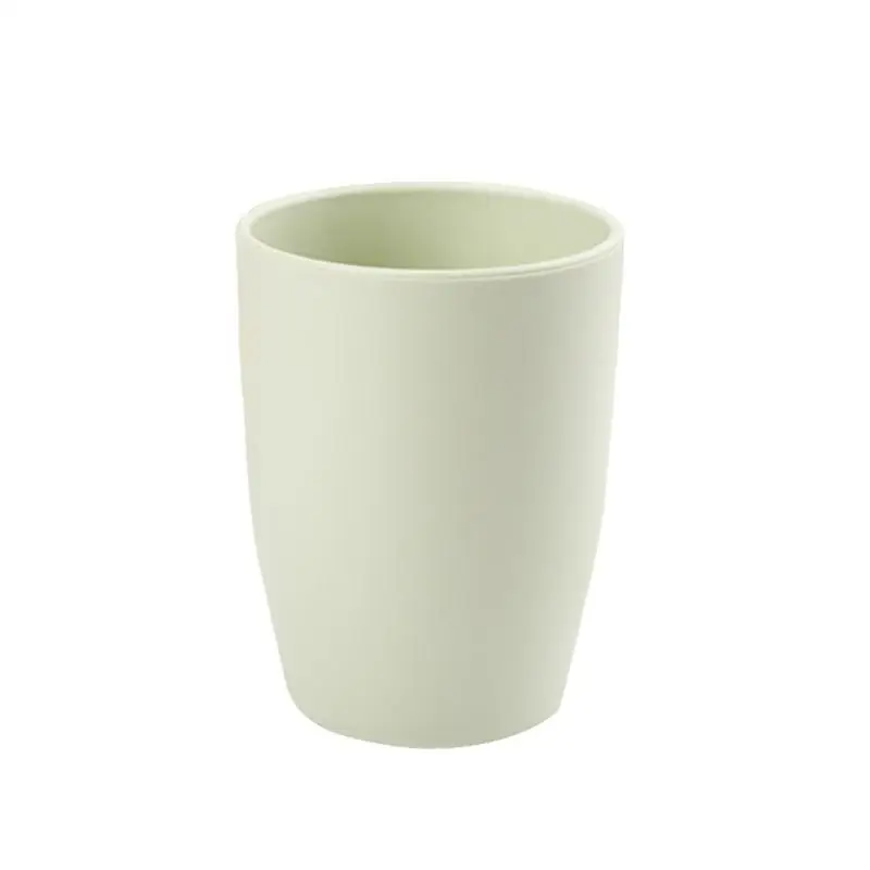 LUOEM Пластик Ванная комната зуб кружка ударопрочный ломкий напиток стаканчики для воды Кофе молока сок Чай 201-300 мл - Цвет: Green