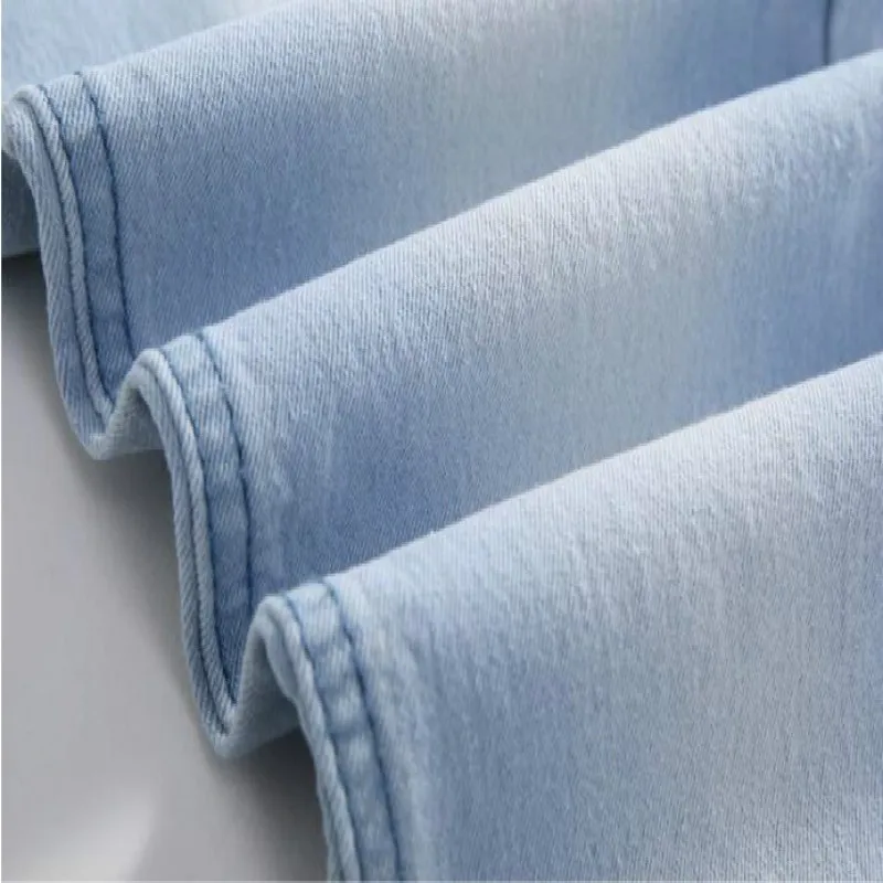 2019 spring and summer men's washed Denim jeans Men's Clothing long casual pants male blue trousers 36