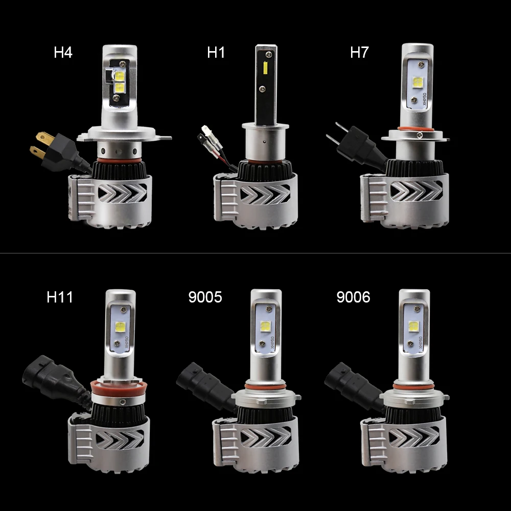 EURS G8 H4 светодиодный H7 H11 Автомобильный светодиодный фар 72 Вт 12000LM 880 H1 H3 H8 H9 9005 9006 9004 H13 лампы для автомобильных фар играть и Pluy Противотуманные огни