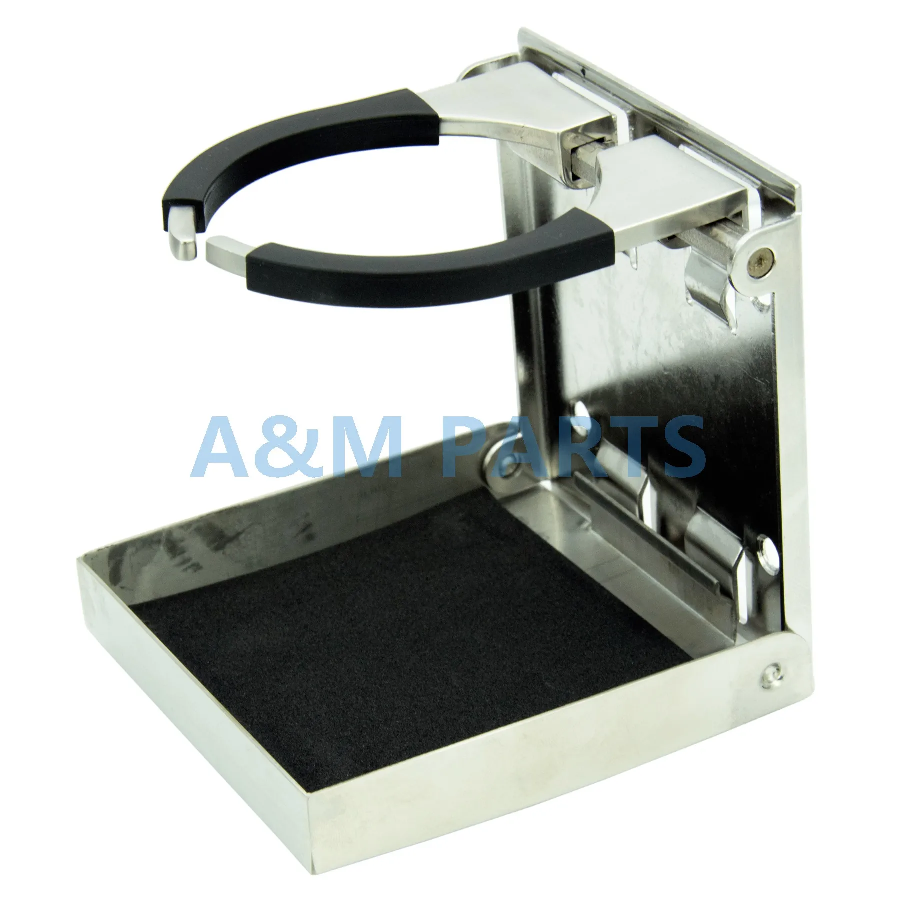 Stainless Steel Drink Cup Holder,Stainless Steel Folding Drink Cup Bottle Holder for Marine Boat Truck RV Adjustable