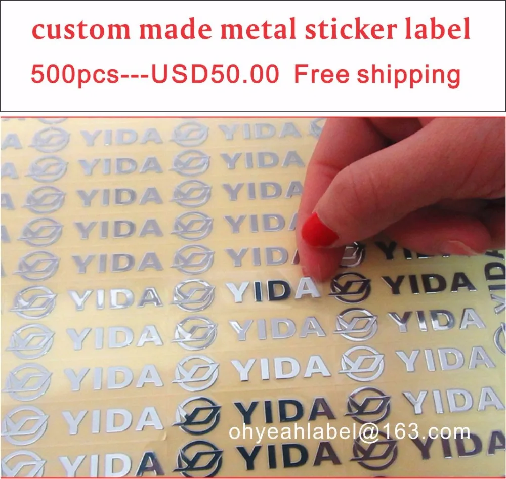 Custom name logo metal stickers,luxury self adhesive metal stickers for glasses bottle,embossed metal labels sticker for plastic