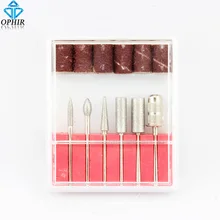 OPHIR Electric Nail Drill Bits Nail Art File Sanding Bands Drill Bits Manicure Pedicure Tool Set Kit _KD162