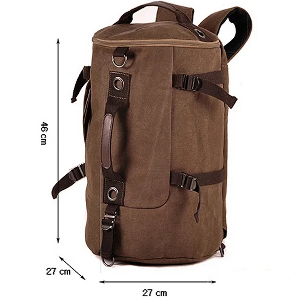 Men's Casual Vintage Canvas Backpack Rucksack school Satchel bag Back Pack XK03