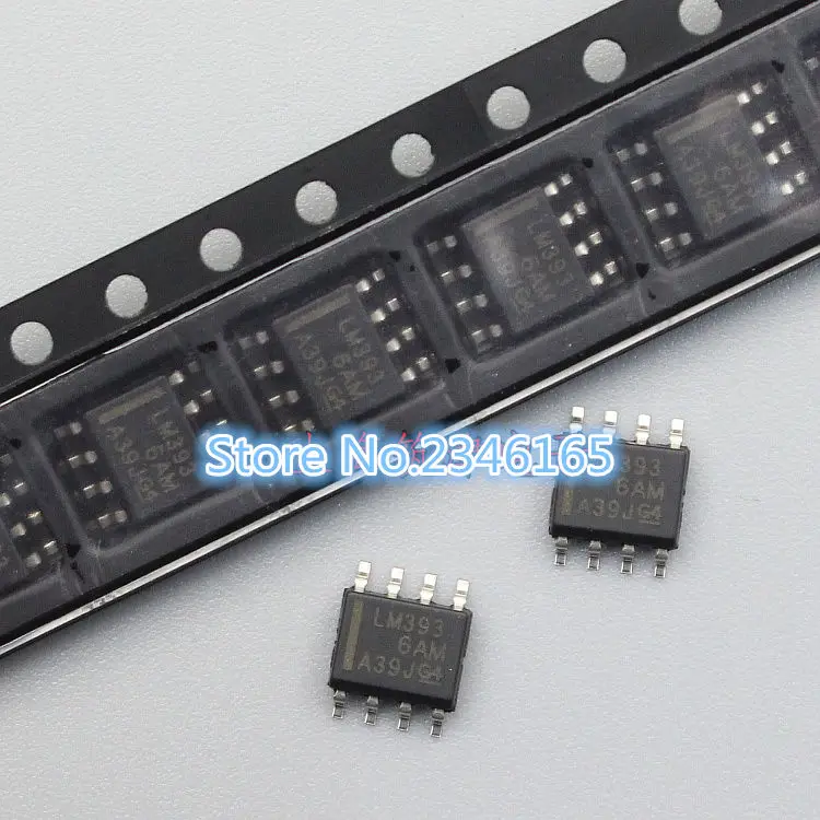 100 шт. LM393DR SOP8 LM393 SOP-8 SOP LM393DT LM393DR2G SMD новый и оригинальный IC | Электронные компоненты